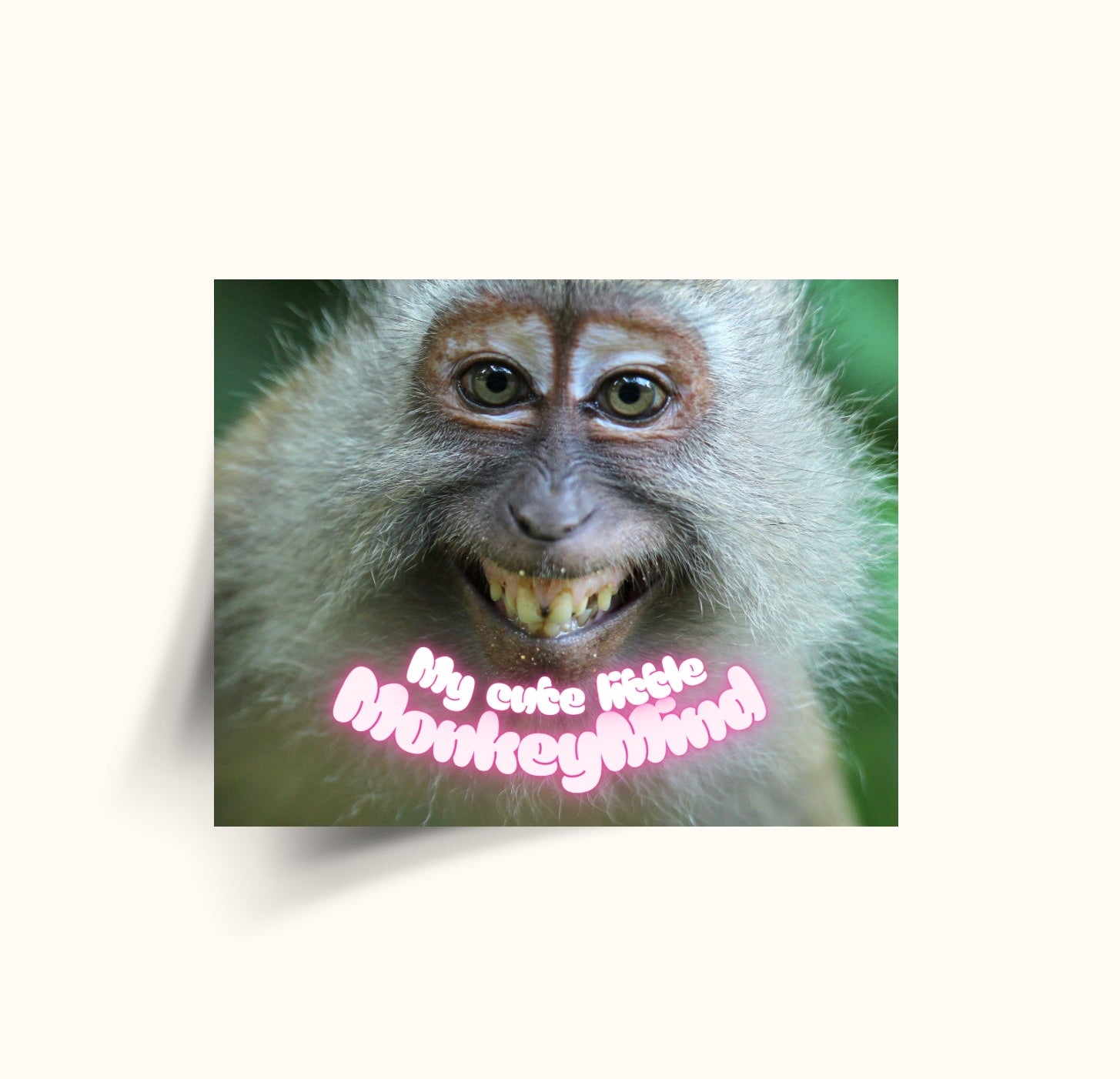 “My Cute Little Monkey Mind”-8x10 Print for the Griffin Box