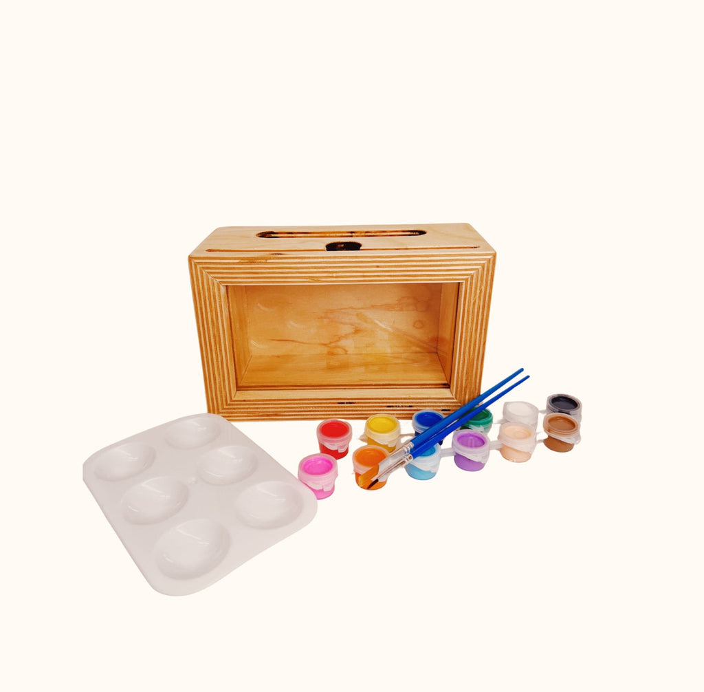 Paint-your-own frame kit