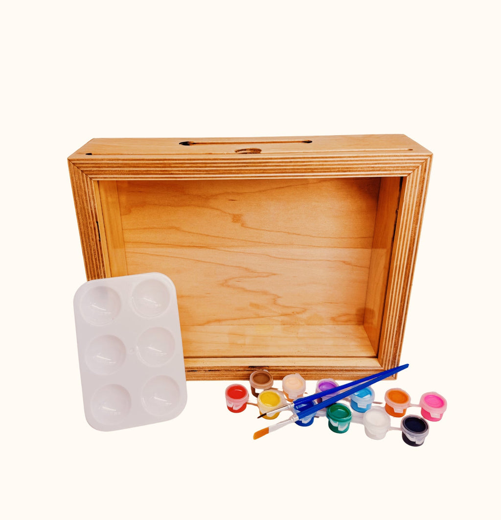 Paint-your-own frame kit